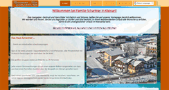Desktop Screenshot of pension-kleinarl.at